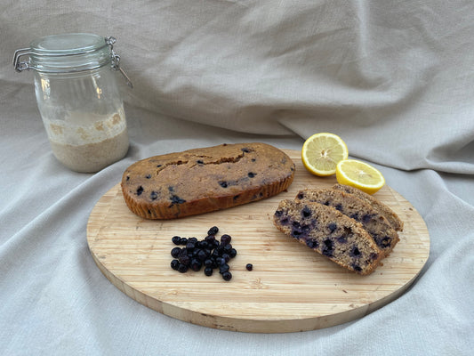 Sourdough Lemon Blueberry Bread